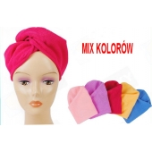 RĘCZNIK NA GŁOWĘ TURBAN DO WŁOSÓW Z MIKROFIBRY